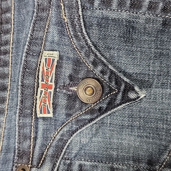 Hudson Size Unknown Bootcut / Flare Leg, Button Pocket, Low Rise Blue Jeans - Picture 2 of 13